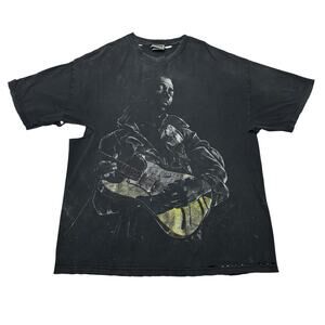 Vintage ODM Jimi Hendrix Distressed T Shirt Men's 23.75x30.5 Faded Grunge